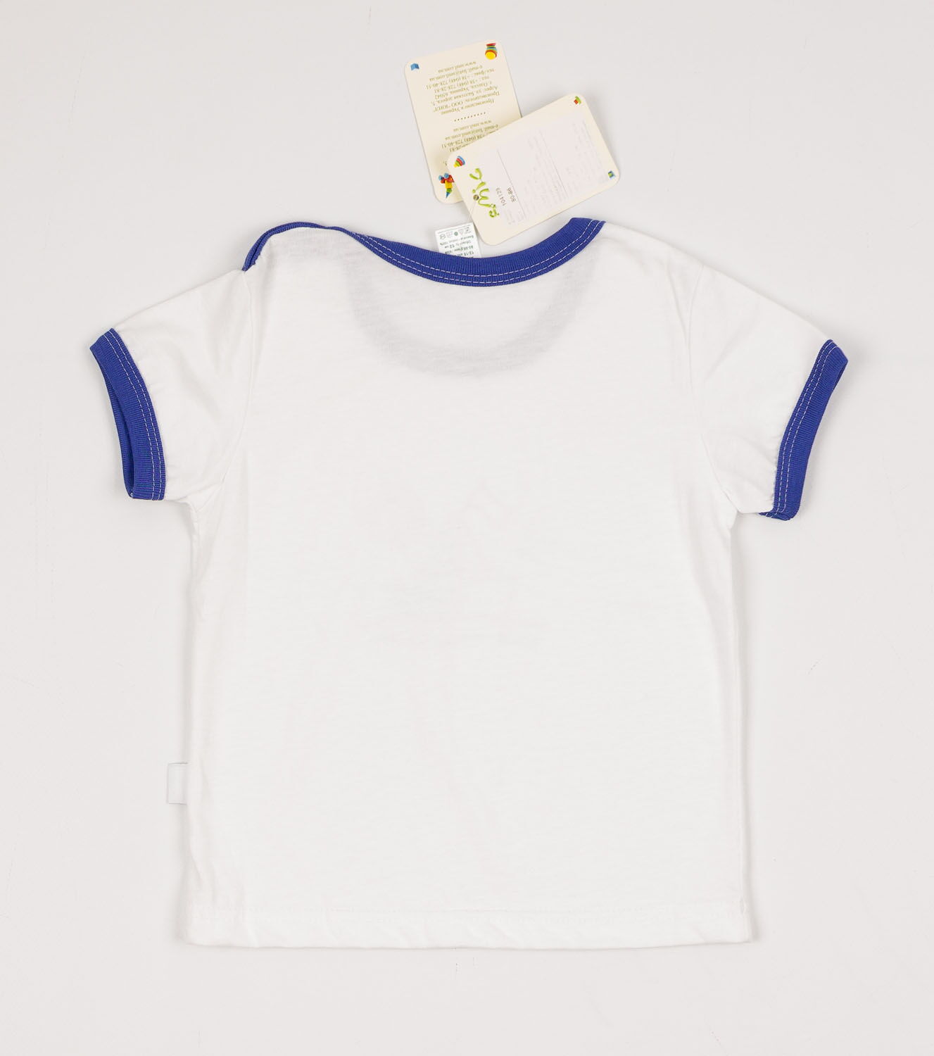 Пижама для мальчика (футболка+бриджи) SMIL Парус белая 104129 - фотография