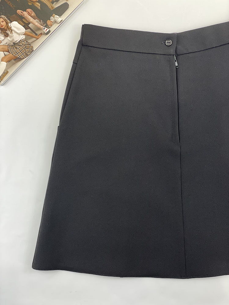 Школьная юбка для девочки Mevis черная 2841-02 - картинка
