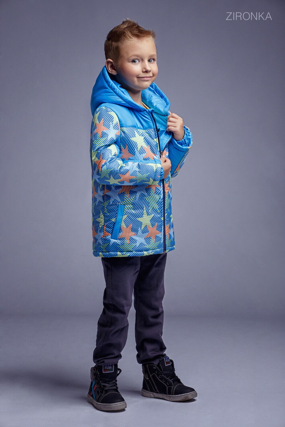 Куртка для мальчика Zironka синяя 2105-1 - Украина