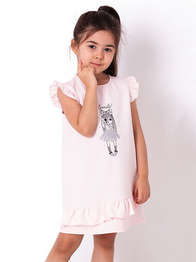 Платье для девочки Mevis светло-розовое 3767-05 - цена