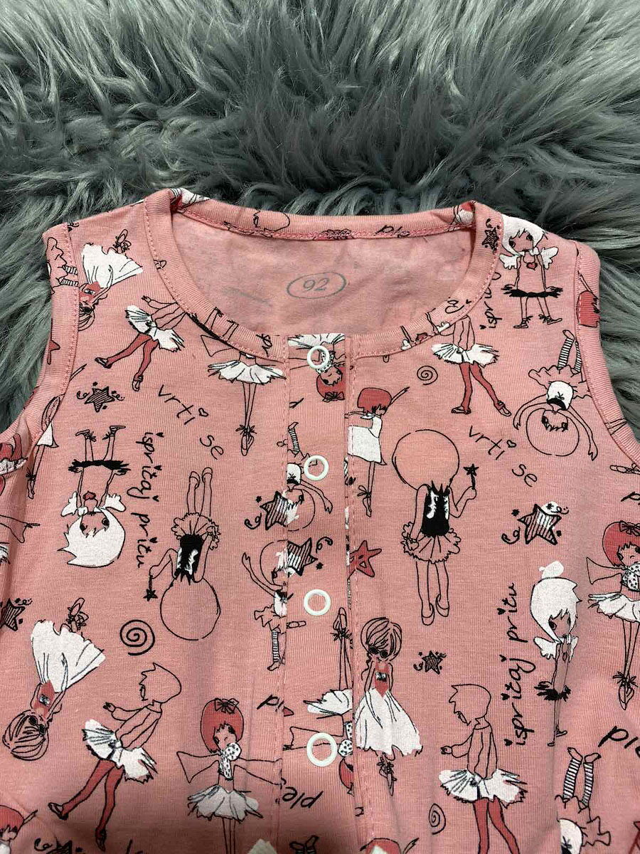 Летний комбинезон для девочки Фламинго Балерина коралловый 045-420 - купить