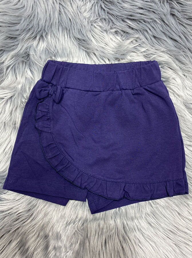 Юбка-шорты для девочки Barmy темно-фиолетовая 0766 - цена