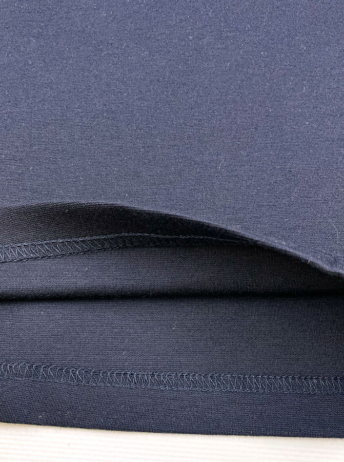 Юбка трикотажная для девочки Mevis синяя 2732-01 - размеры