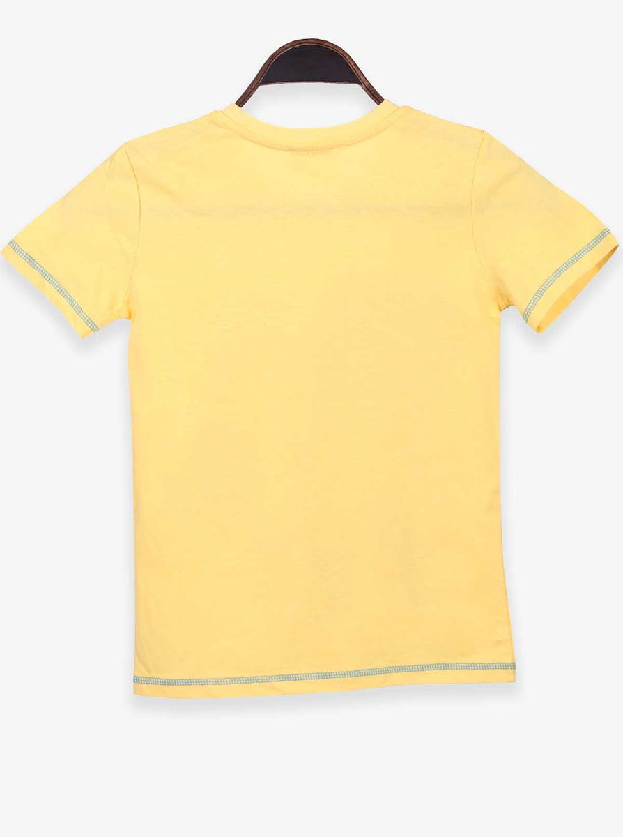 Футболка для мальчика Breeze San Francisco желтая 15963 - фото