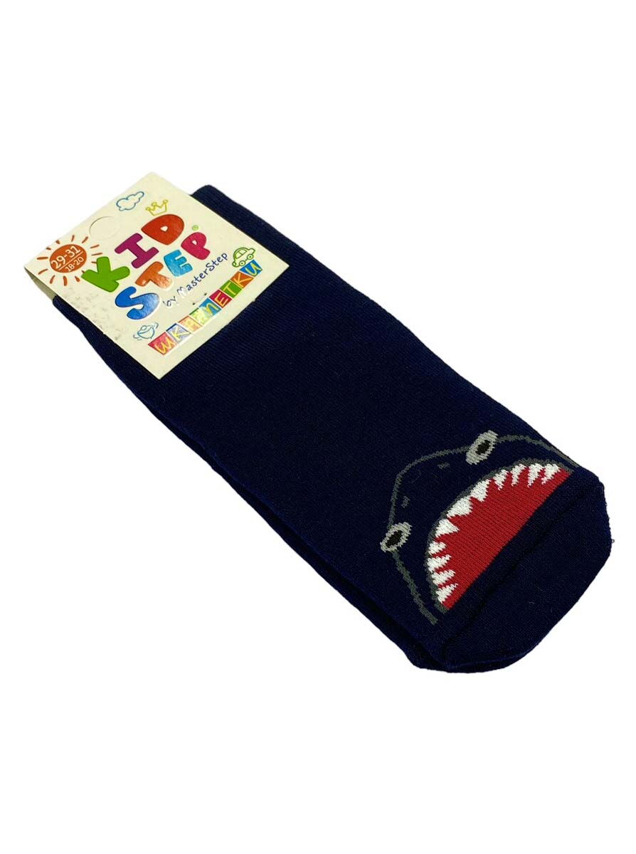 Носки махровые KidStep Акула темно-синие арт.4537 - фото