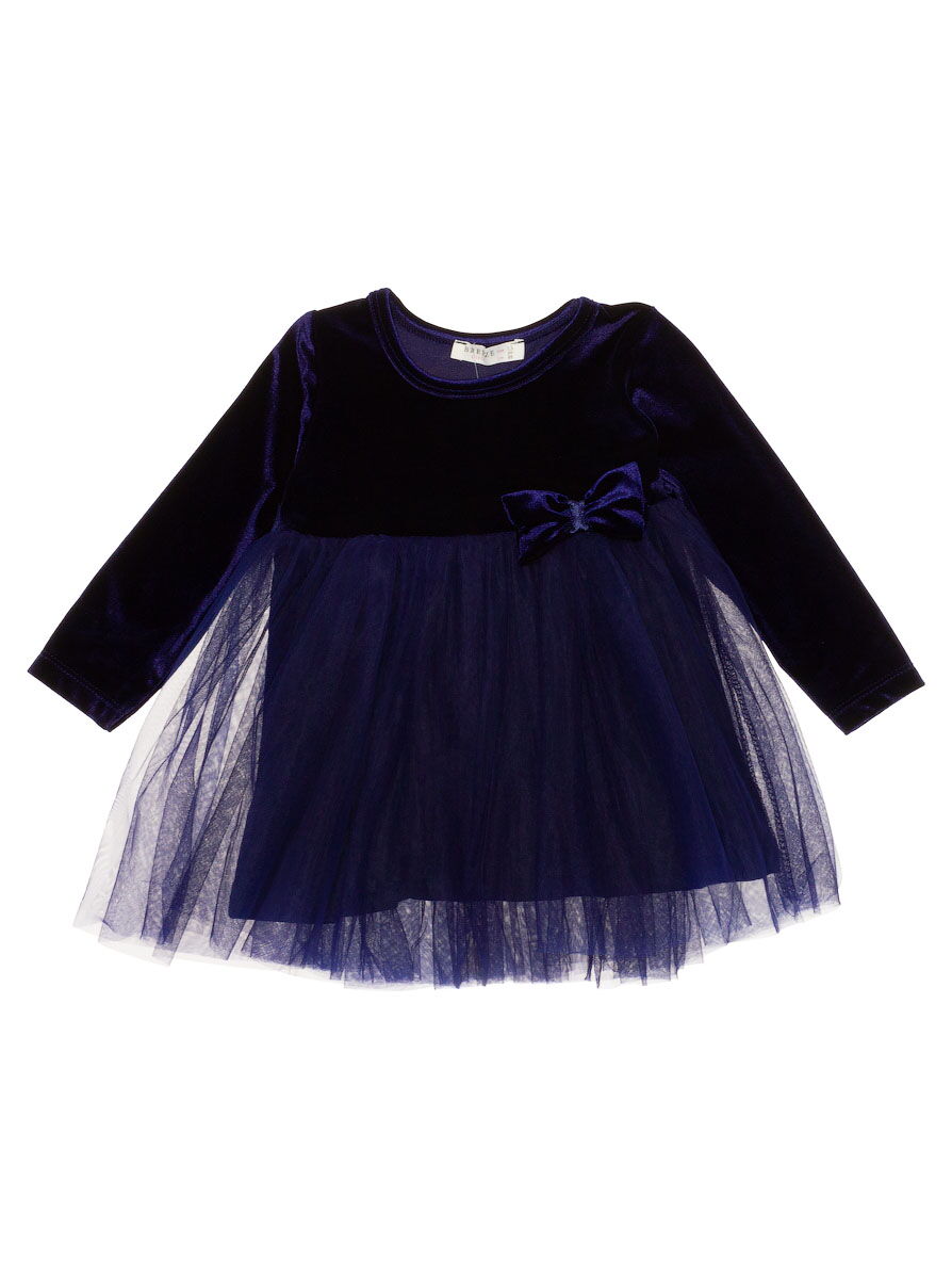 Платье нарядное для девочки Breeze синее 13200 - цена