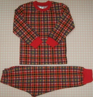 Пижама утепленная для мальчика Interkids Клетка красная 1985 - цена