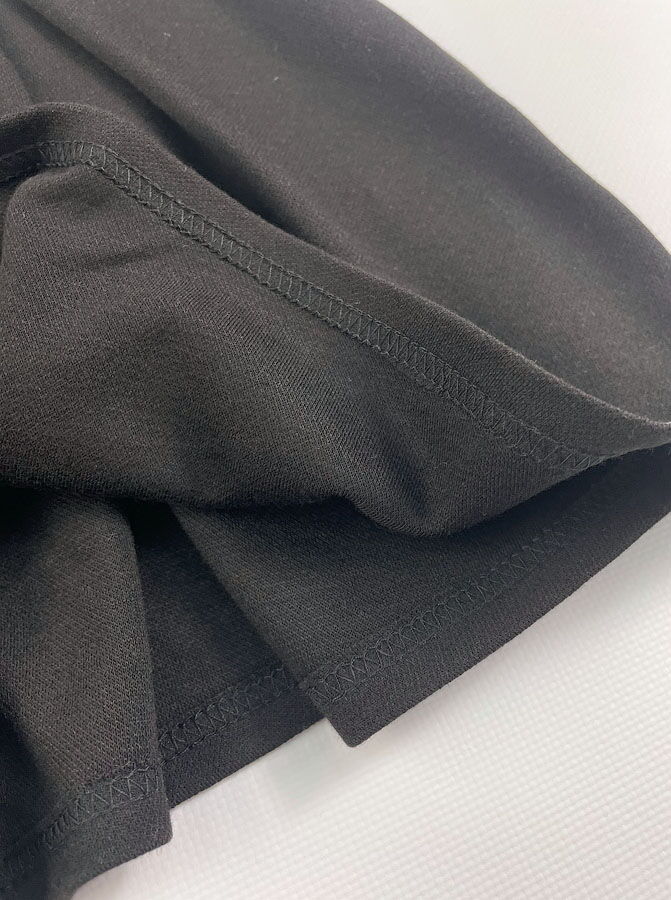 Трикотажная юбка для девочки Mevis черная 4238-02 - размеры