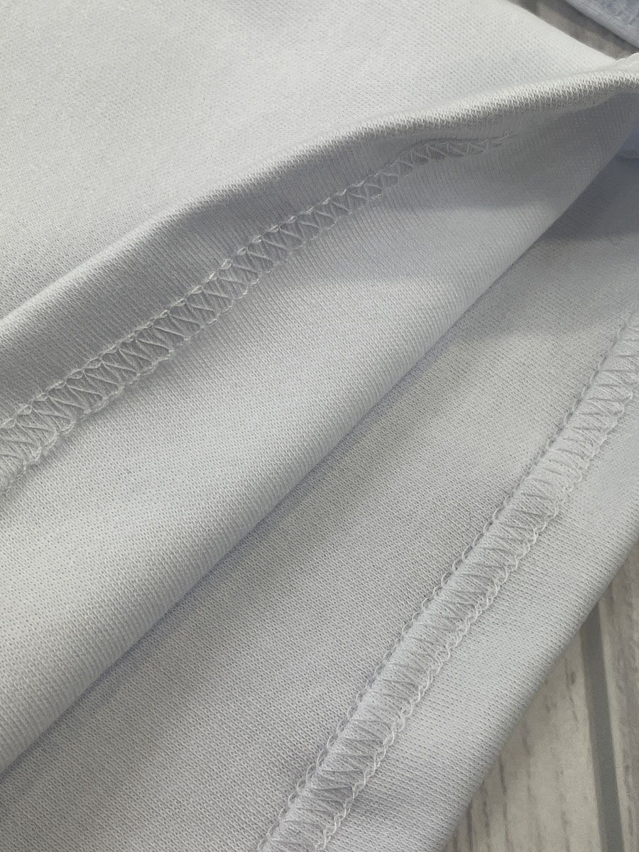 Трикотажная вышиванка для мальчика Фламинго белая 791-212 - купить