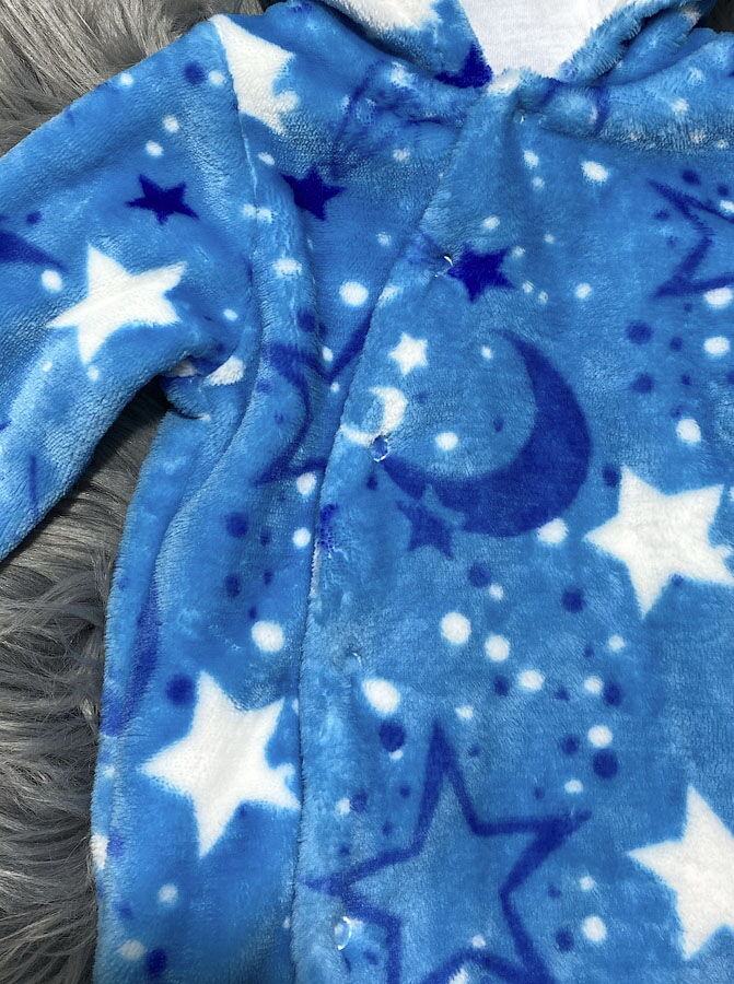 Человечек утепленный DANAYA Звезды голубой 105Н - фото
