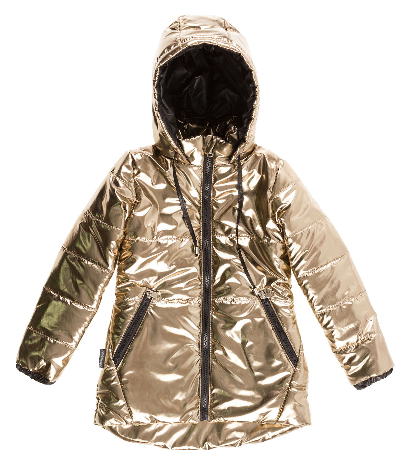 Куртка для девочки Одягайко темное золото 22289 - цена