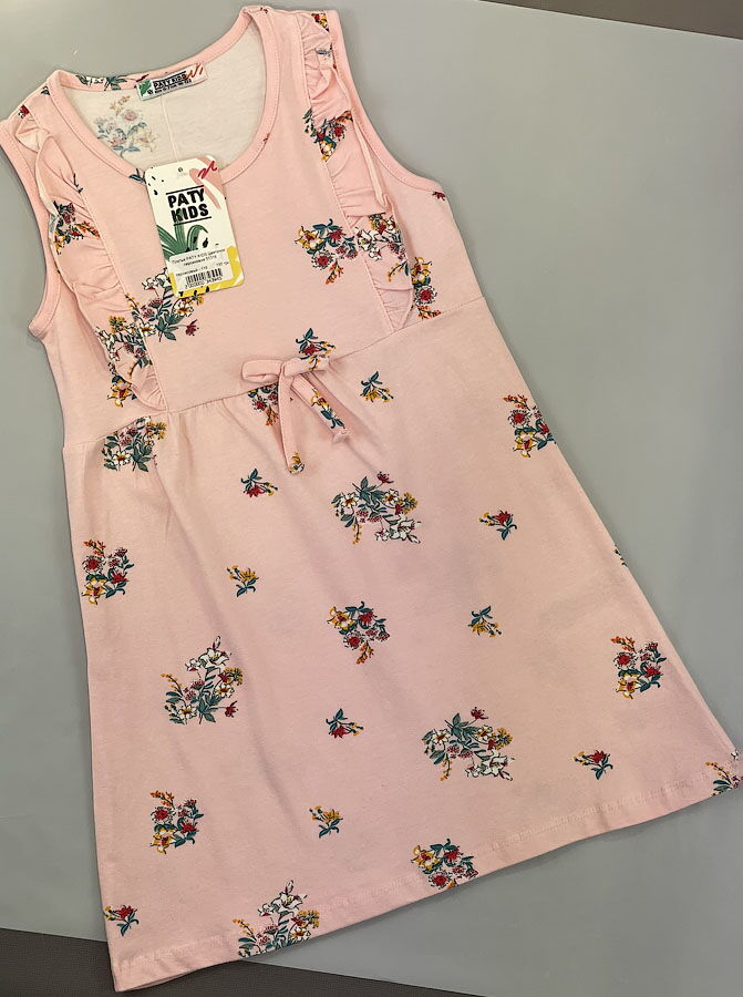 Платье для девочки PATY KIDS Цветочки персиковое 51316 - цена