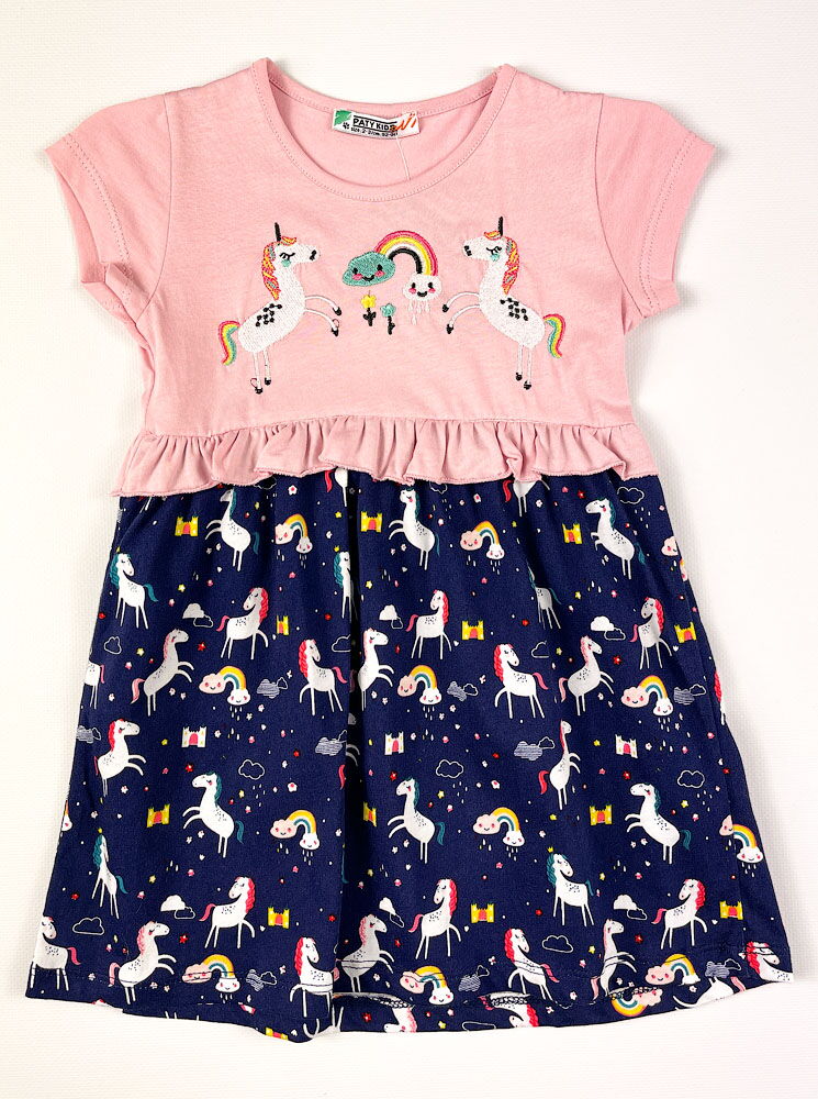 Платье для девочки PATY KIDS Единороги розовое 51364 - цена