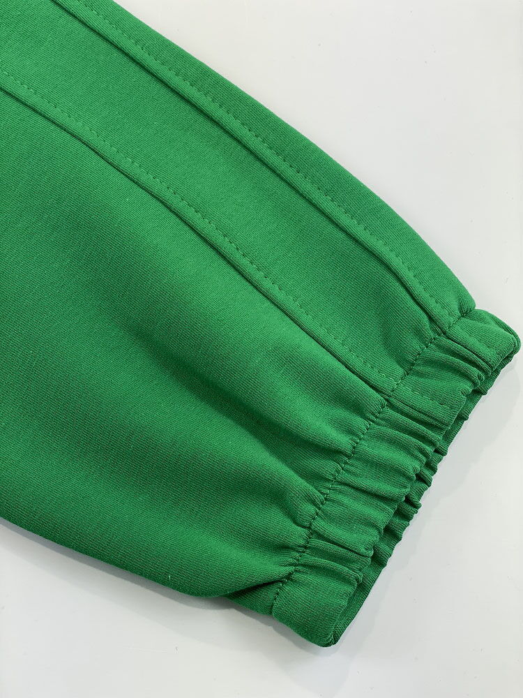 Спортивный костюм для девочки зеленый 1207 - картинка