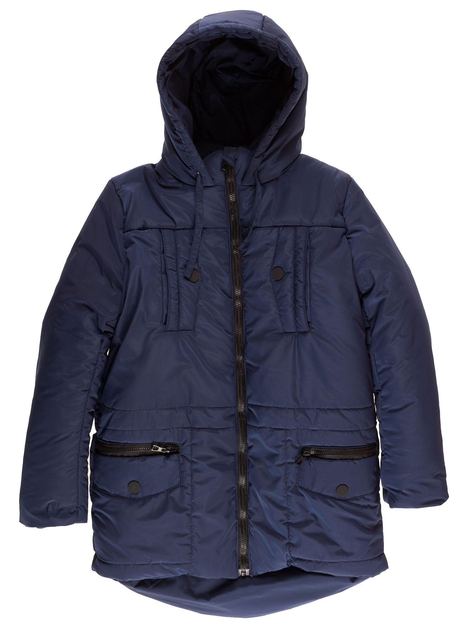 Куртка зимняя для мальчика Одягайко темно-синяя 20091 - цена