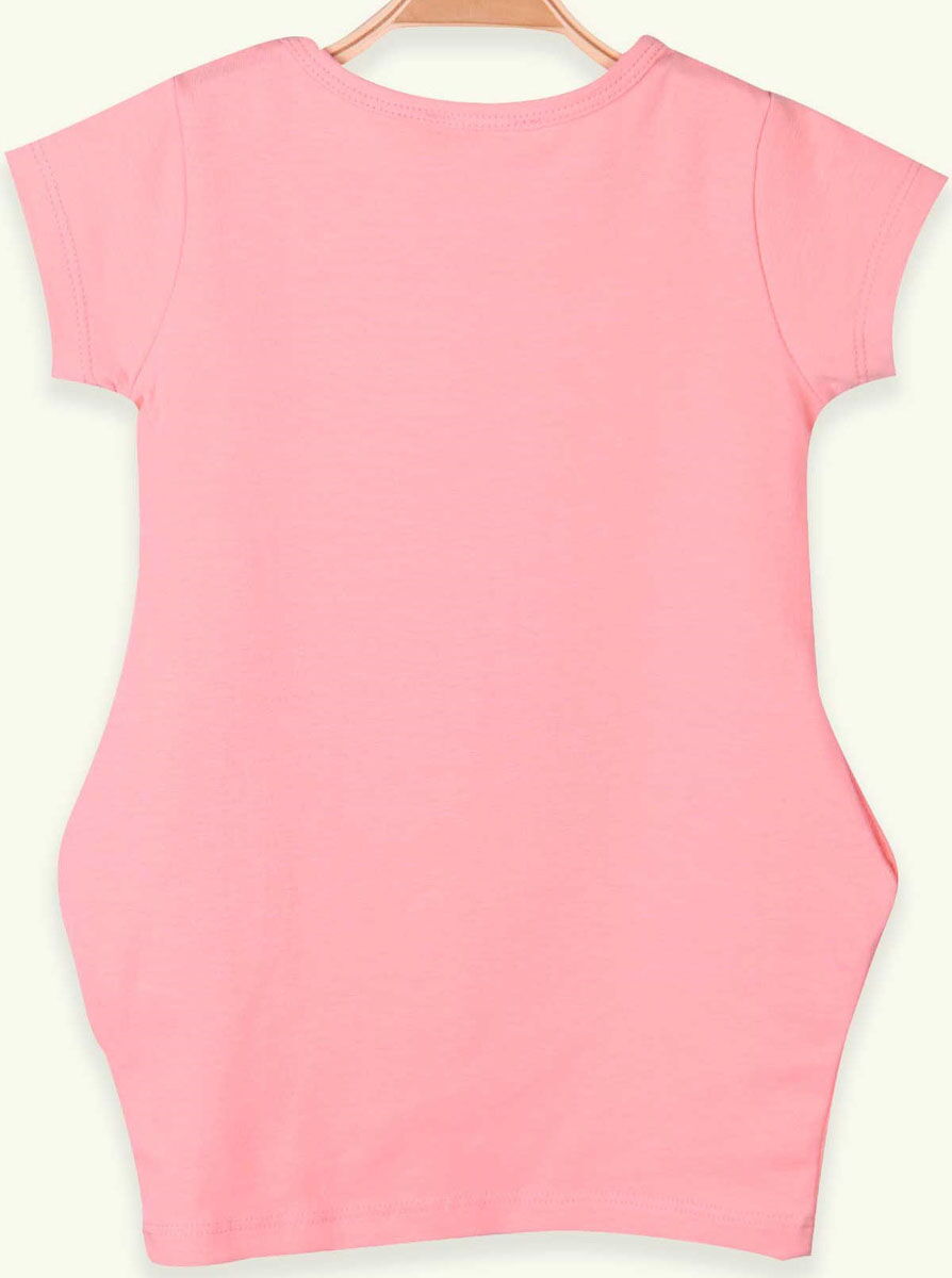 Туника для девочки Breeze Единорог персиковая 15744 - размеры