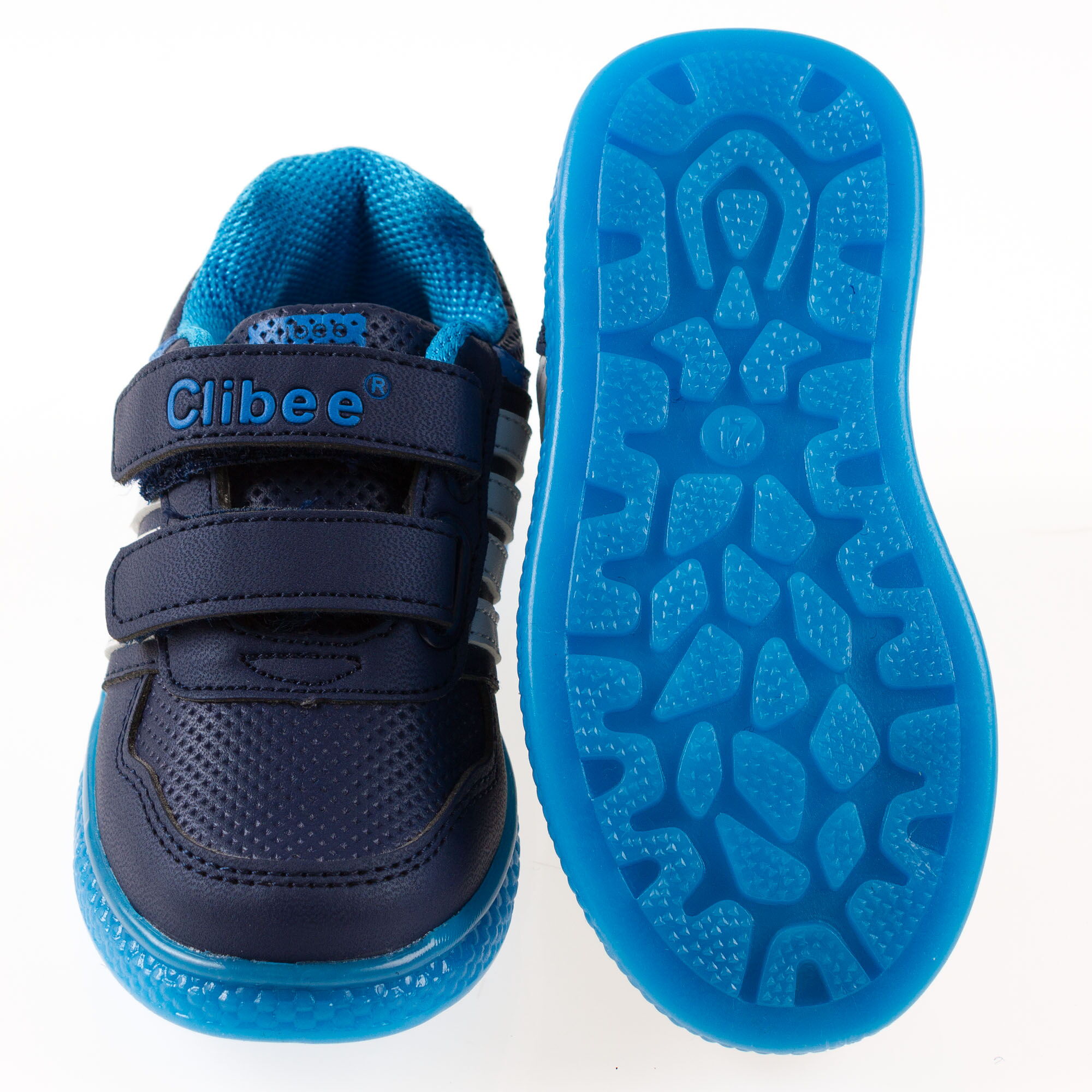 Кроссовки для мальчика Clibee синие F-670 - картинка