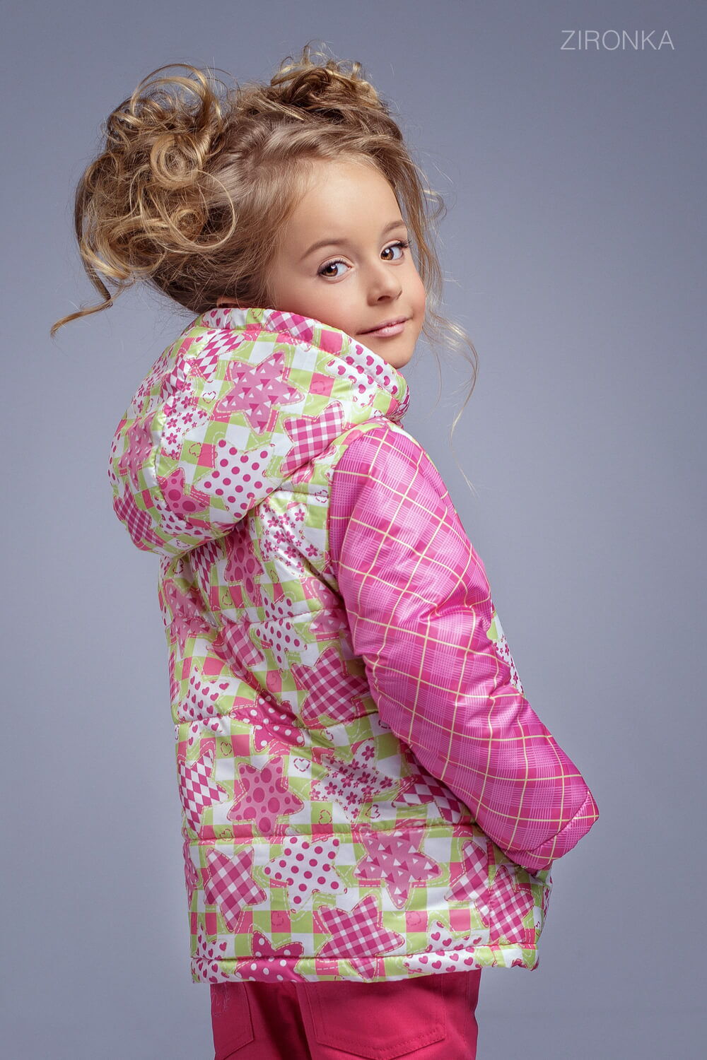 Демисезонна куртка для девочки Zironka розовая 2100-2 - фото