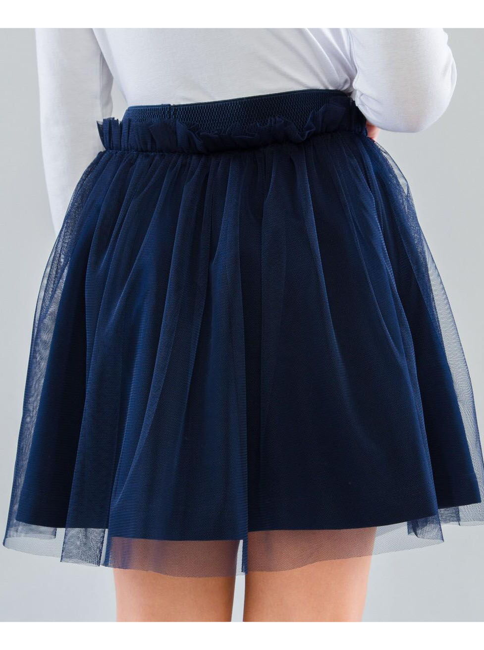 Юбка школьная для девочки SUZIE Прю синяя 72103  - Киев