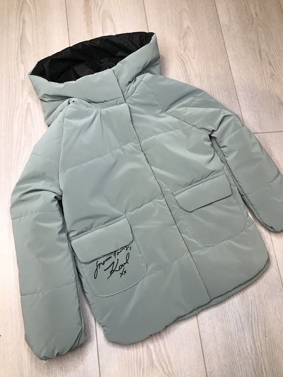 Демисезонная куртка для девочки Kidzo мятная 2212 - цена
