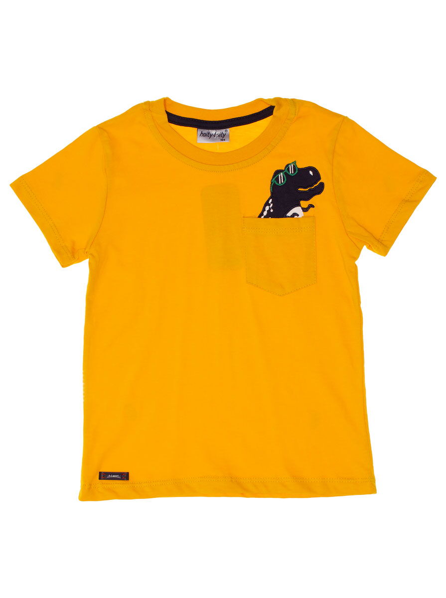 Комплект футболка и шорты для мальчика Hoity-toity желтый 0522 - фото