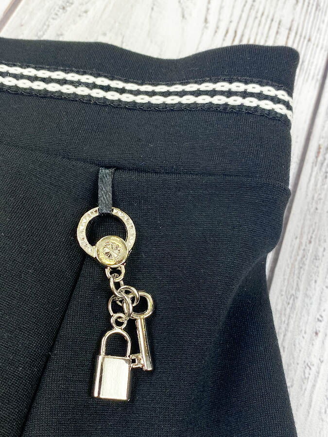 Юбка в школу для девочки Mevis черная 4118-02 - размеры
