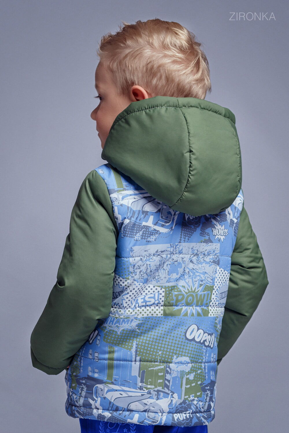 Куртка для мальчика Zironka зеленая 2103-1 - Украина