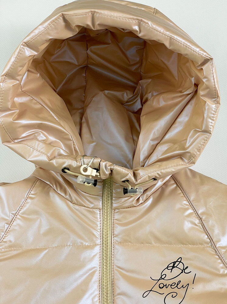 Деми куртка для девочки Kidzo Хамелеон пудра 2214 - цена