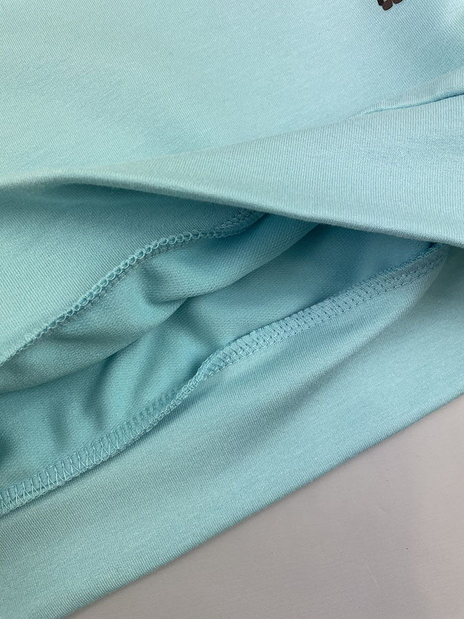 Стильный костюм для девочки Mevis Котики голубой 4566-01 - фотография