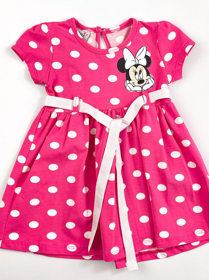 Платье для девочки Barmy Минни Маус розовое 0771 - фотография