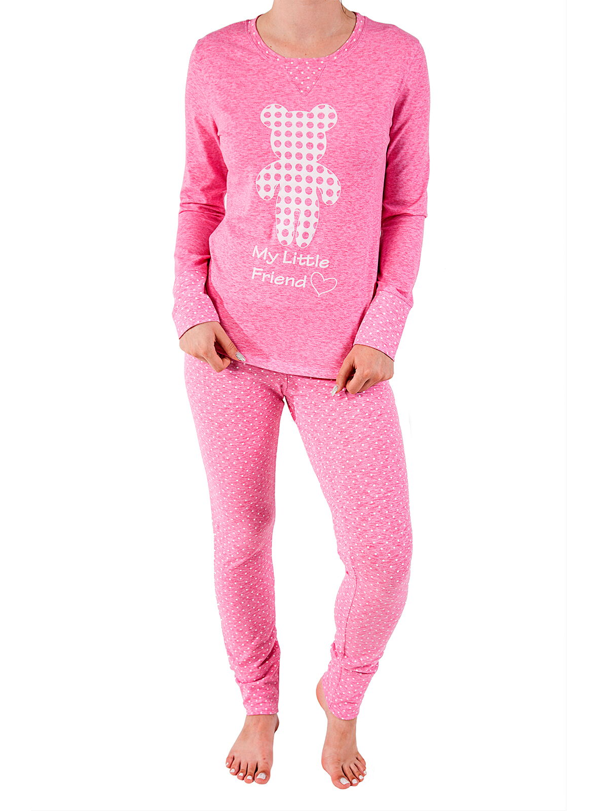 Комплект женский (кофта+штаны) EGO розовый PJM 032 - цена