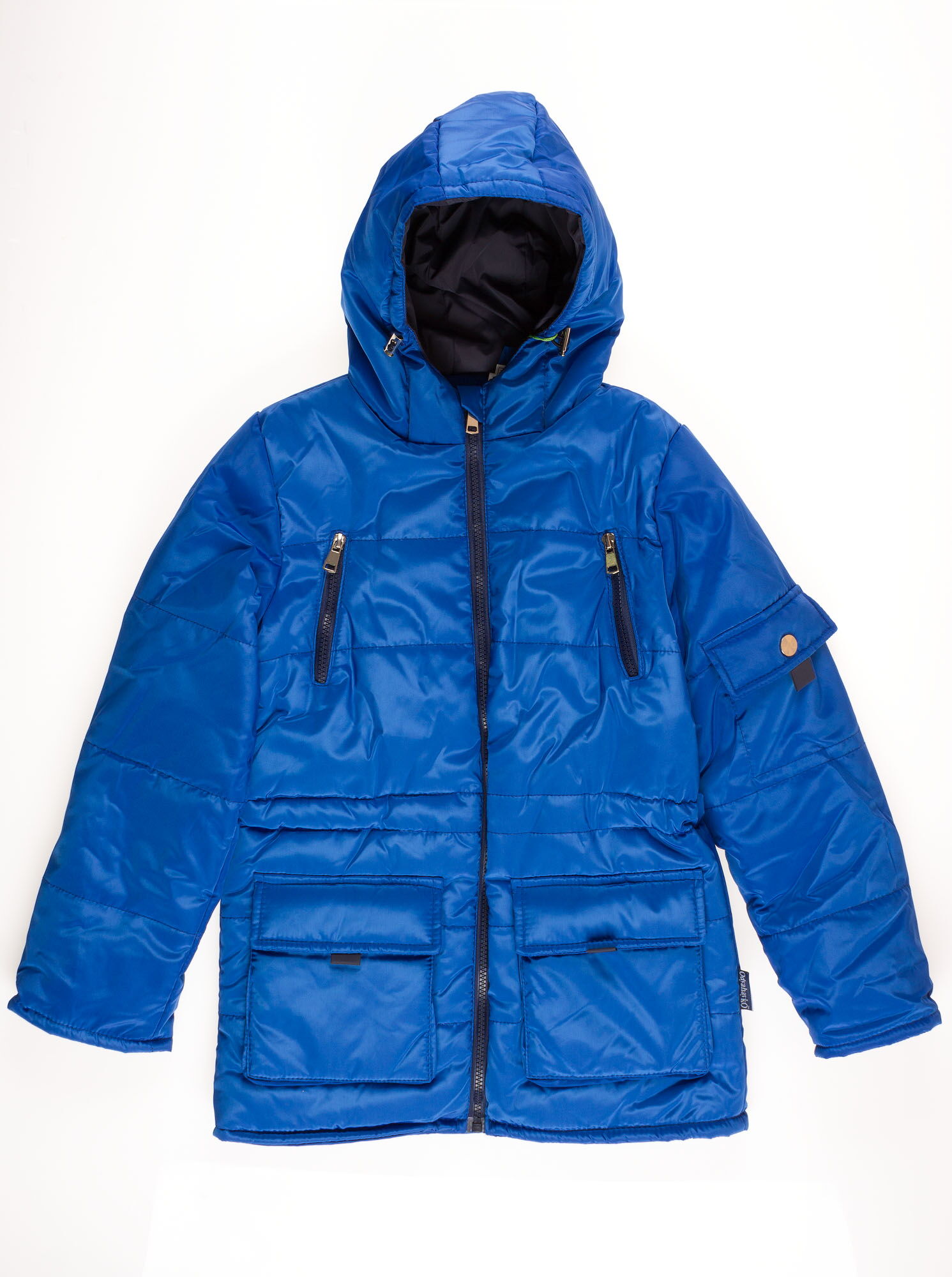 Куртка для мальчика ОДЯГАЙКО синяя 22114 - цена