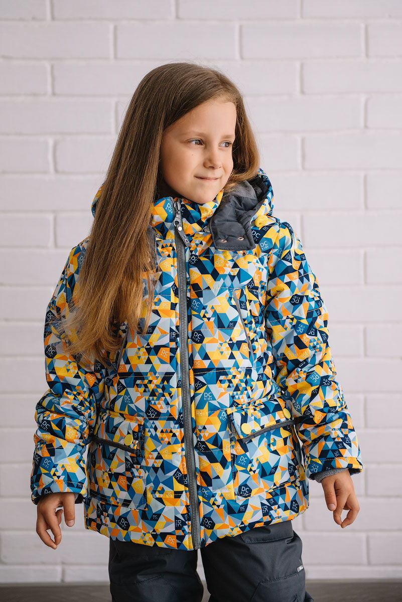 Зимний мембранный комбинезон DCkids Тейлор желтый - фотография