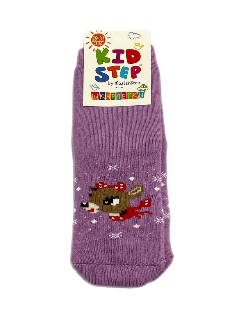 Носки махровые KidStep Оленёнок сиреневые арт.4533 - цена