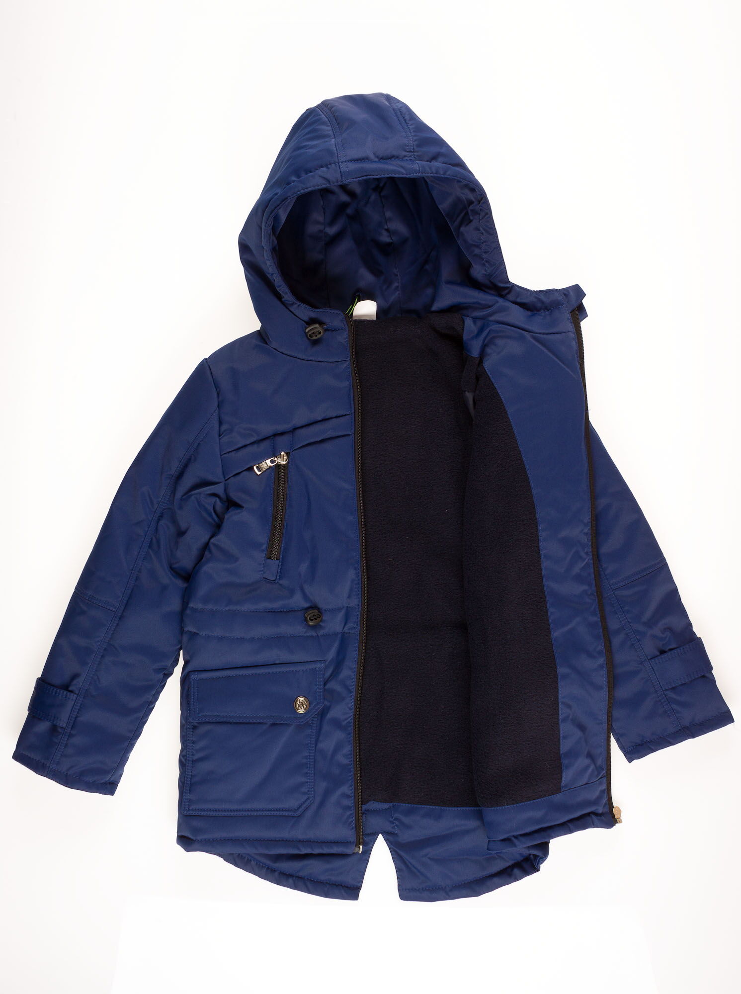 Куртка для мальчика ОДЯГАЙКО темно-синяя 22149 - фотография