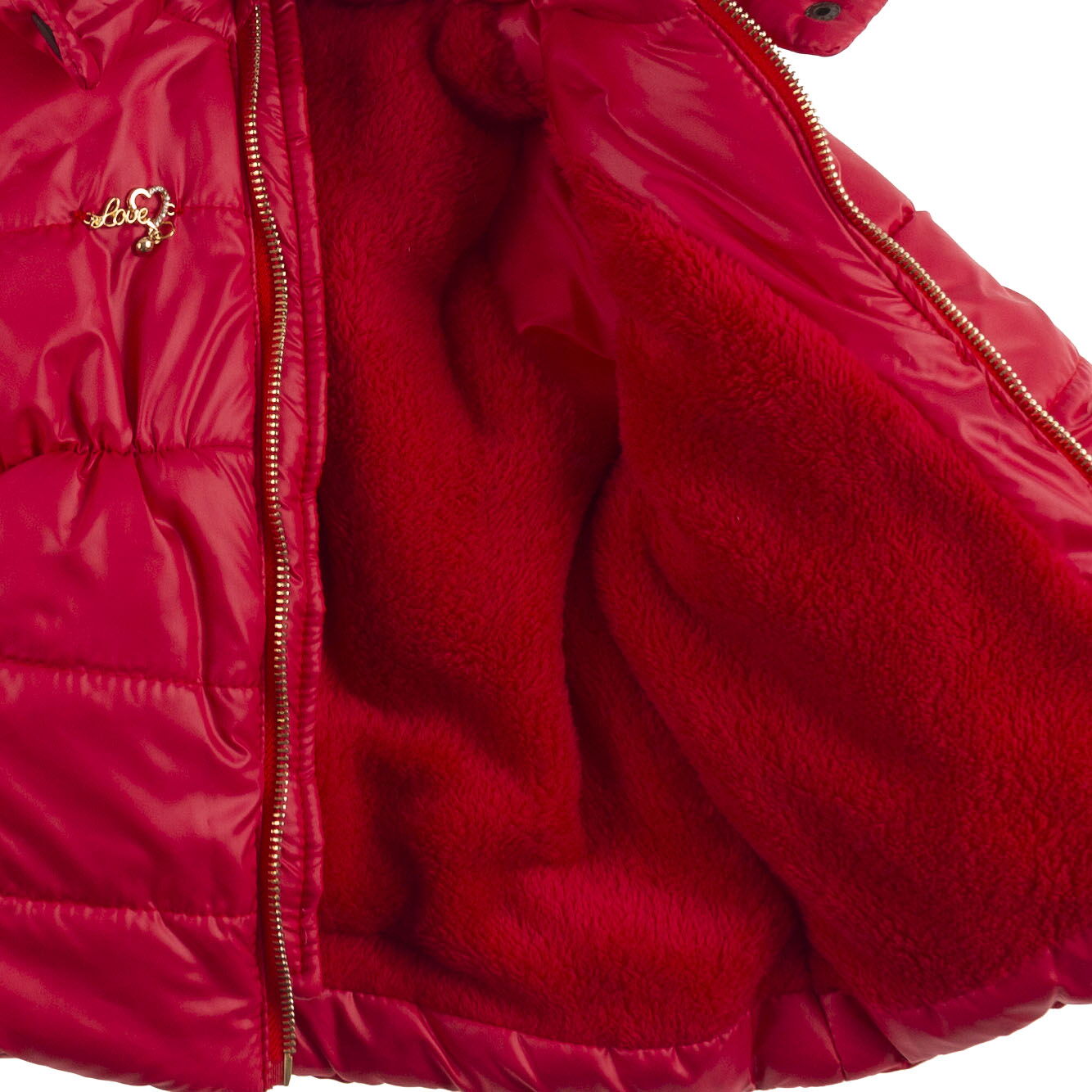 Комбинезон раздельный зимний (куртка+штаны) Одягайко красный 20153/32036 - размеры