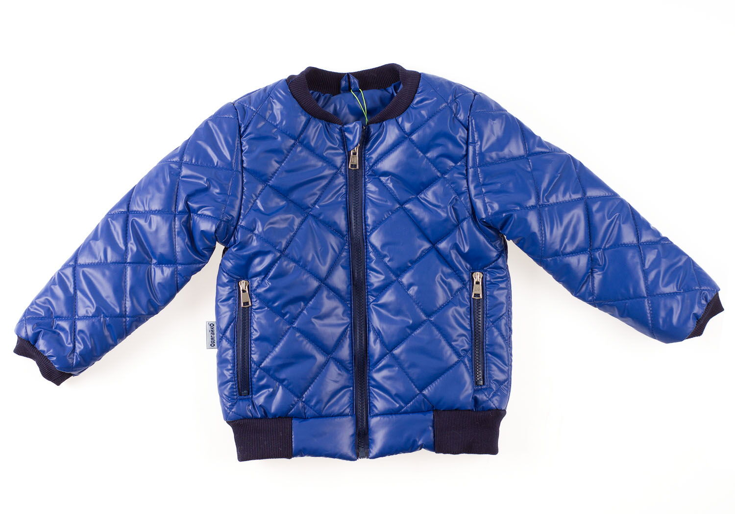 Куртка-бомбер для мальчика Одягайко синий электрик 22234 - цена