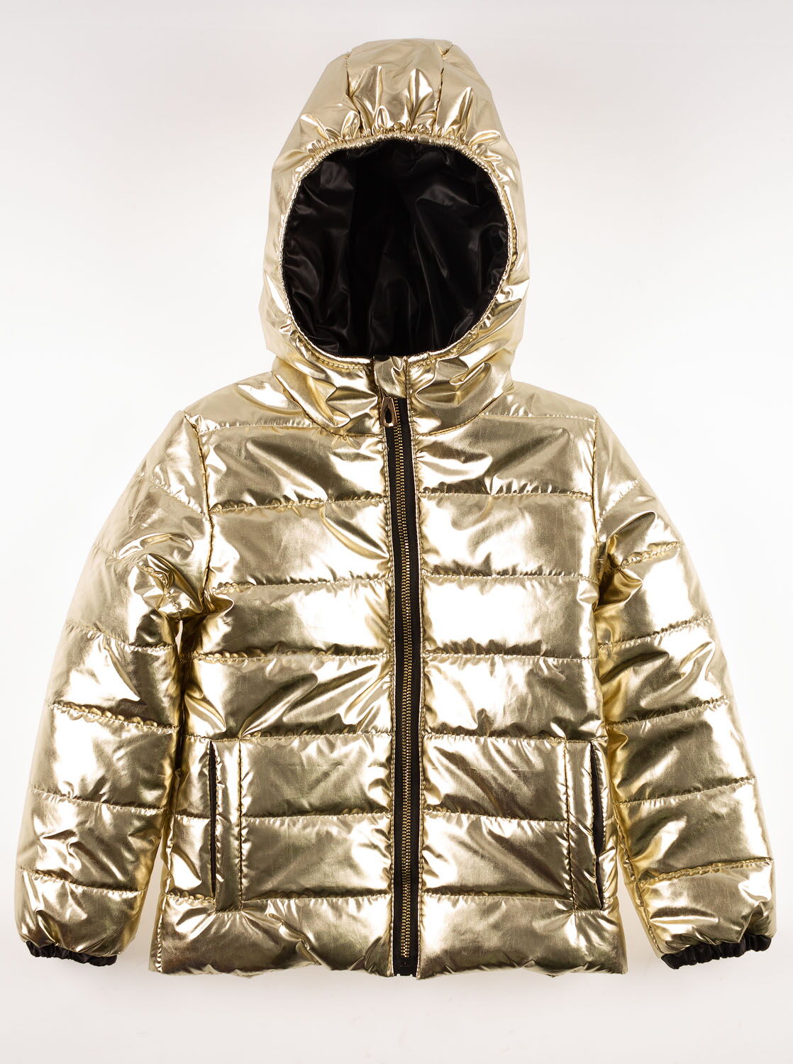 Куртка для девочки Одягайко золотая 22348 - цена