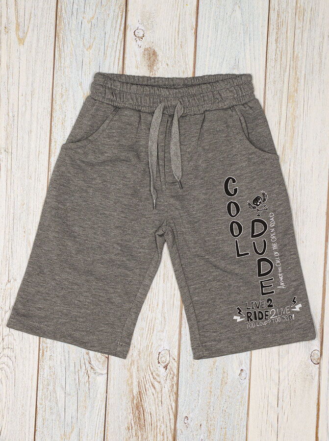 Комплект футболка и шорты для мальчика Breeze Cool Dude черный 15397 - размеры