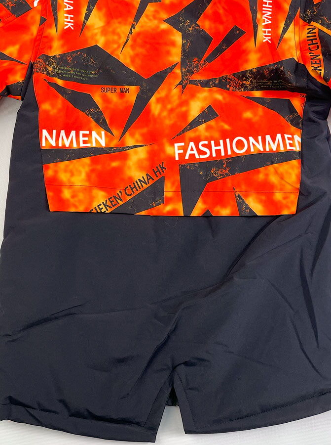 Деми куртка для мальчика Kidzo оранжевая 2117 - размеры