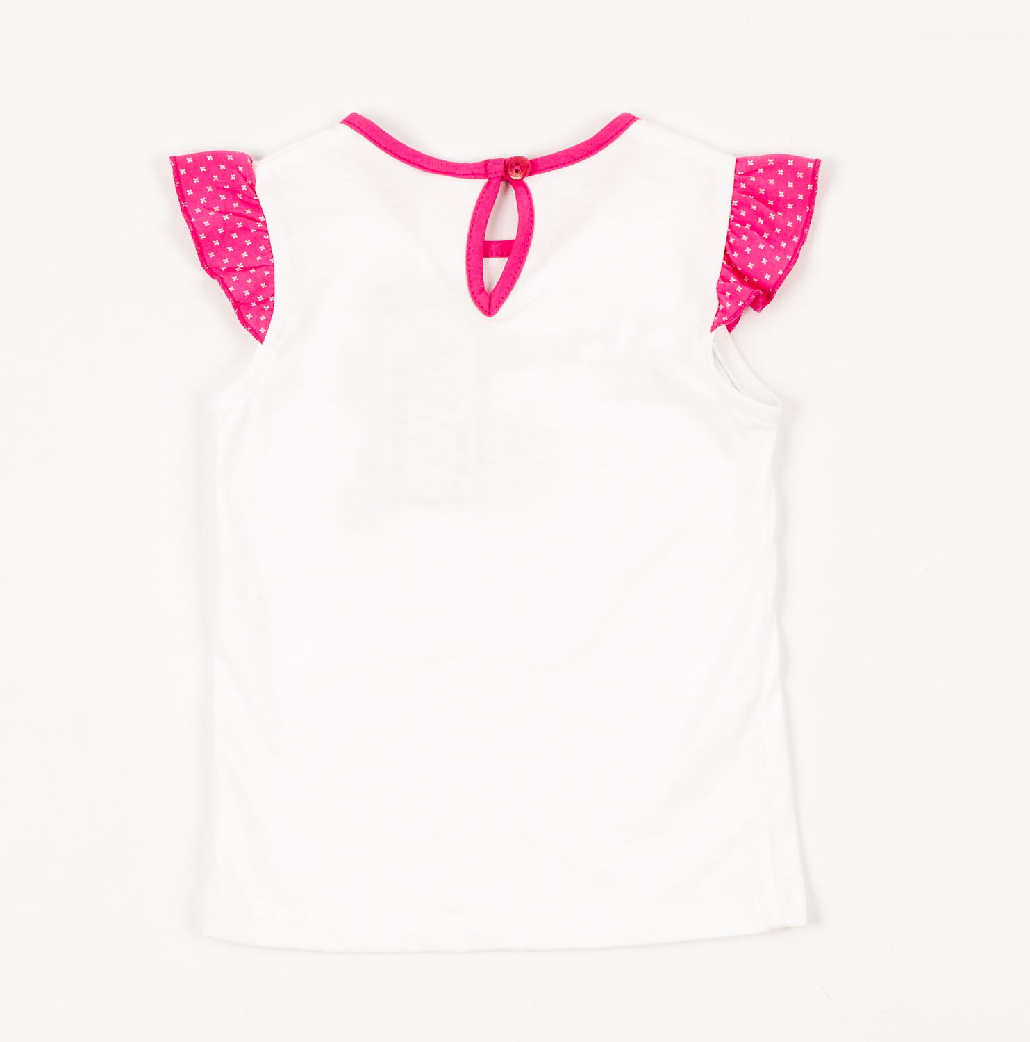 Комплект летний (футболка+шорты) для девочки Бемби малиновый КС412 - фото