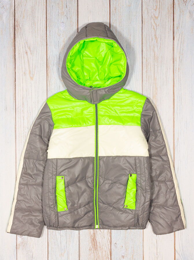 Куртка для мальчика Одягайко серая 2683 - цена