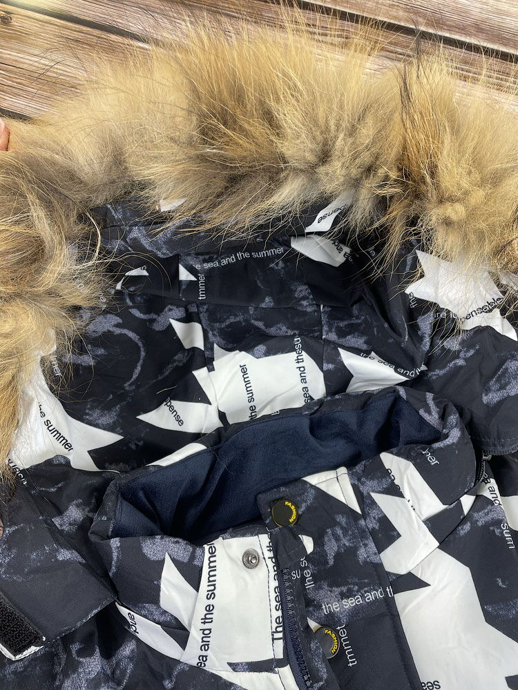 Куртка зимняя для мальчика Kidzo черная 2228 - картинка