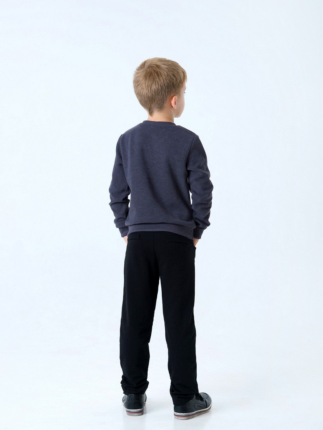 Пуловер для мальчика Smil серый 116438/116439 - картинка