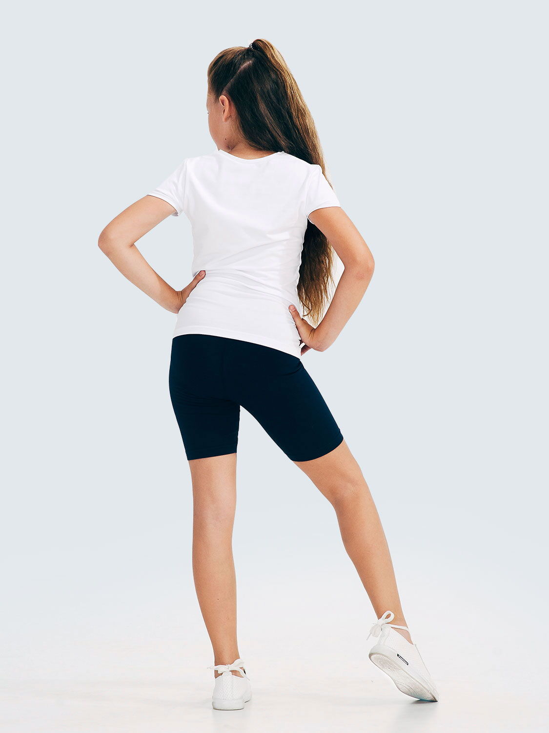 Спортивные велосипедки для девочки SMIL темно-синие 112359 - фото