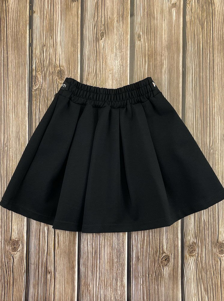 Юбка школьная для девочки Mevis черная 4160-02 - фотография