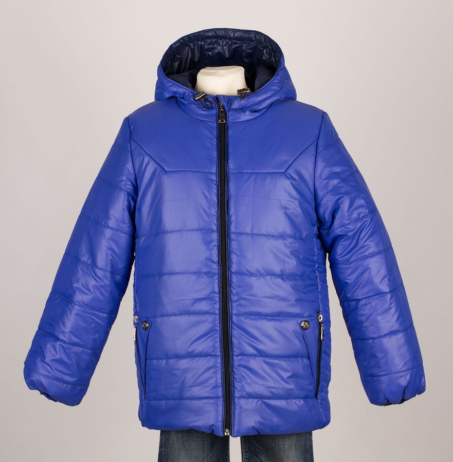 Куртка зимняя для мальчика Одягайко синяя 2759 - цена