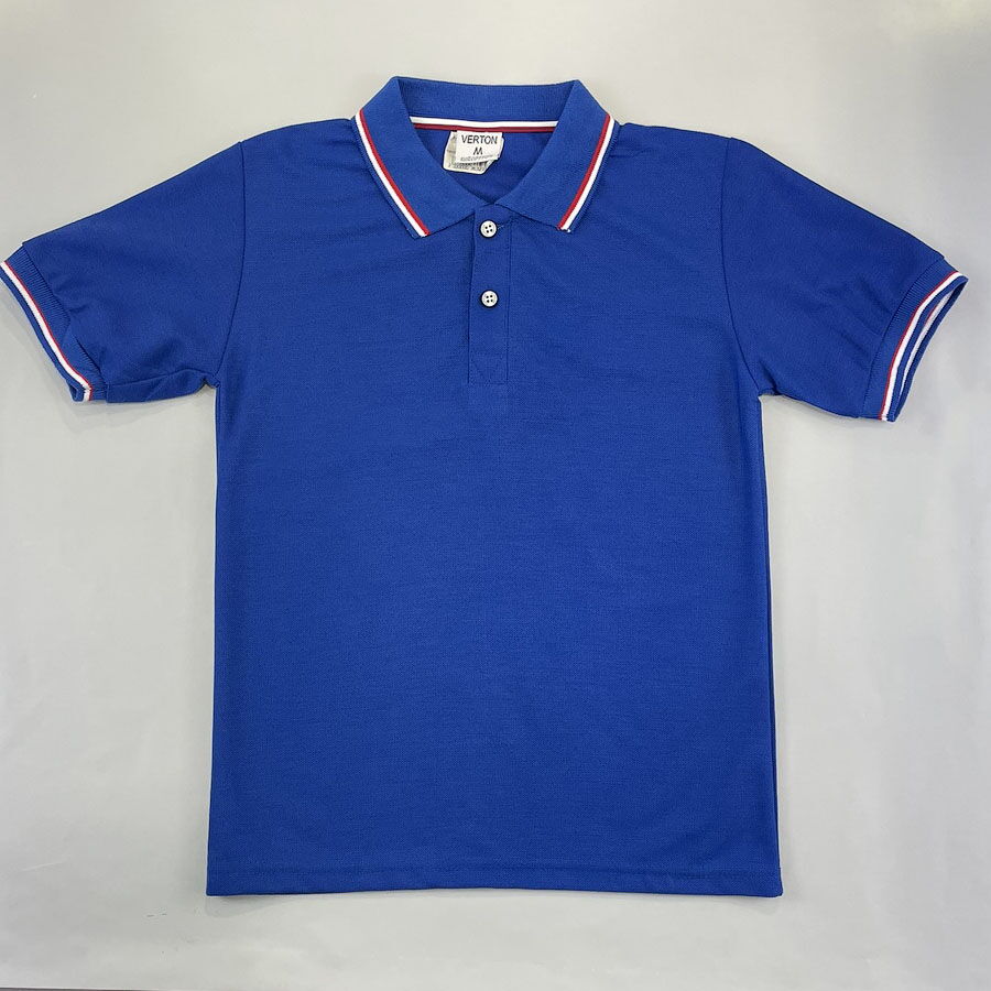 Футболка-поло для мальчика Verton темно-синяя 137 - цена