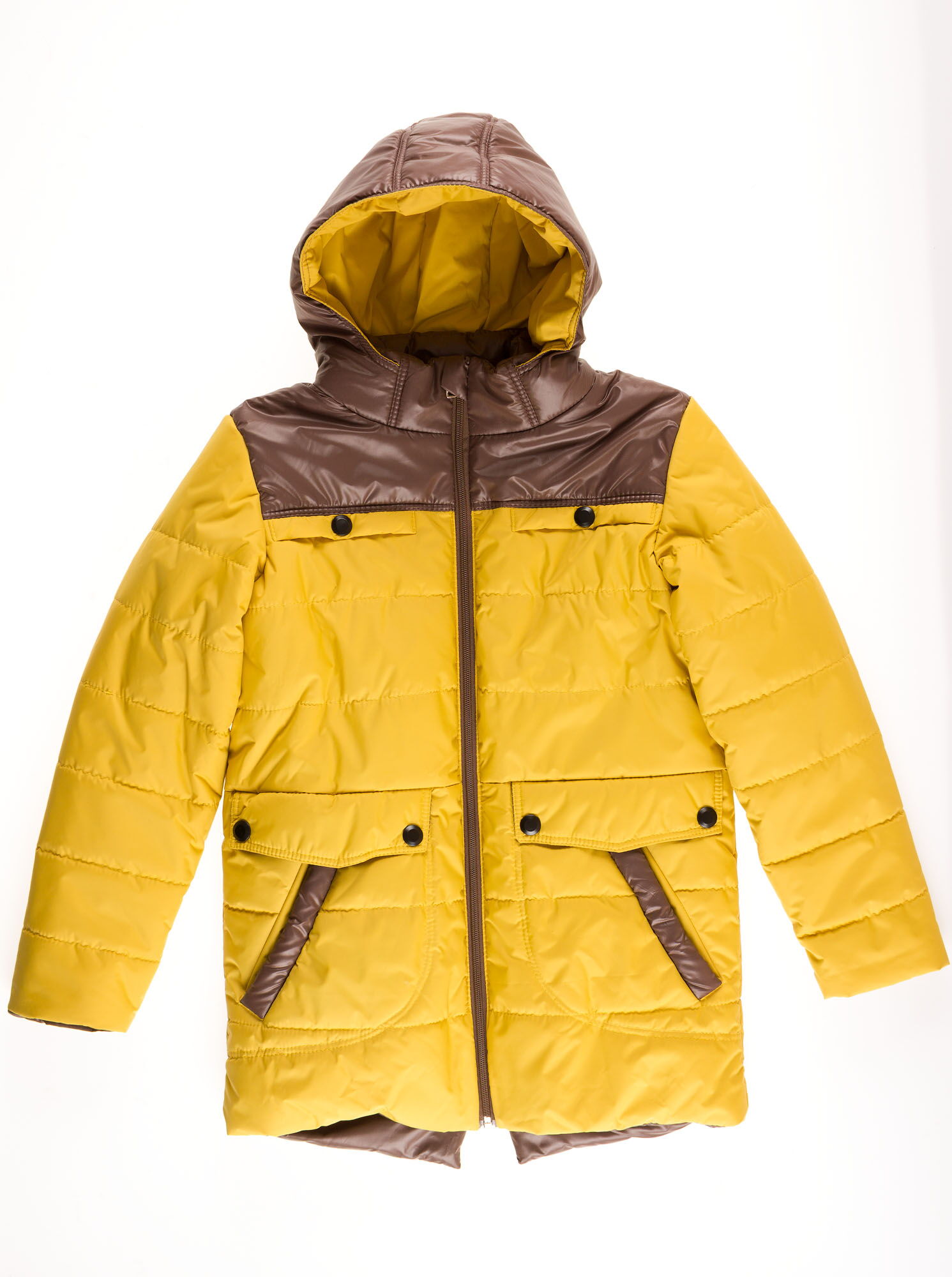 Куртка для мальчика ОДЯГАЙКО желтая 22159О - цена