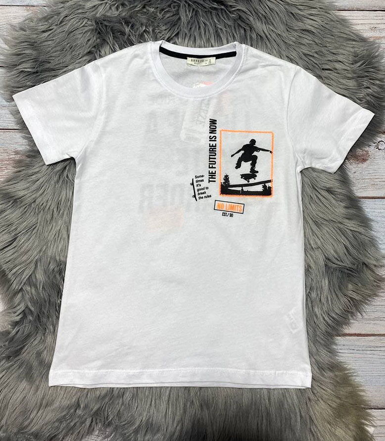 Комплект футболка и шорты для мальчика Breeze белый 13498 - фото